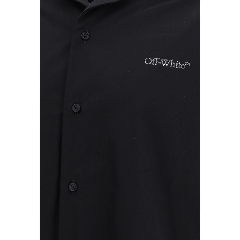 Off-White Black Cotton Shirt