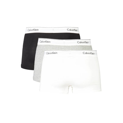 Calvin Klein Grigio Cotton Men's Trunk
