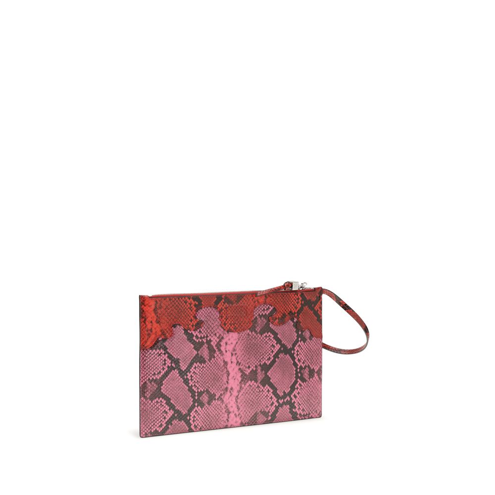 Ganni Multicolor Recycled Polyester Clutch Bag