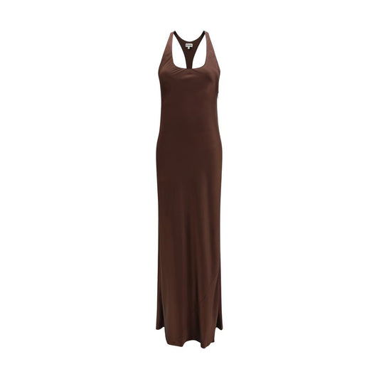 Staud Brown Silk Casual Dress