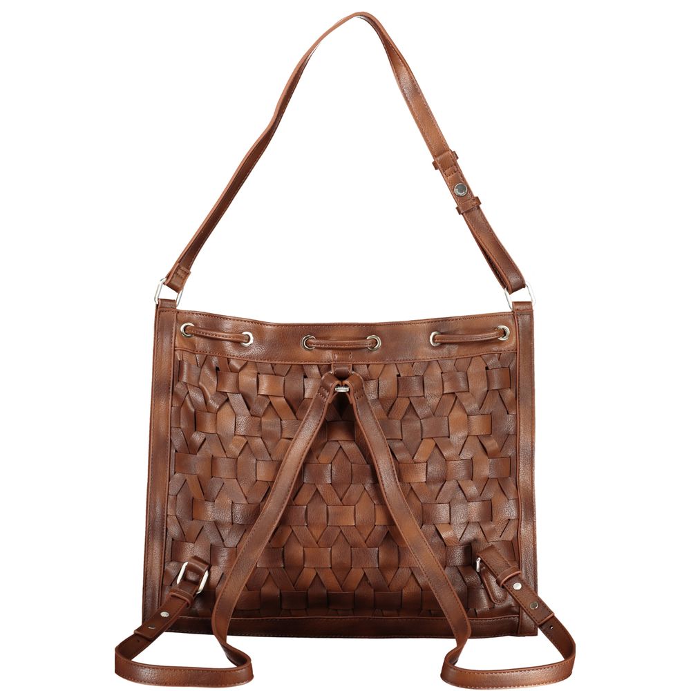 Desigual Camel Polyurethane Women Backpack