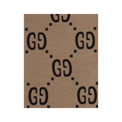 Gucci Brown Silk Scarf