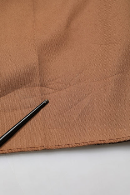 Dolce & Gabbana Brown Cotton Straight Men Dress Trouser Pants