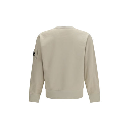 Moose Knuckles Beige Cotton Sweatshirt