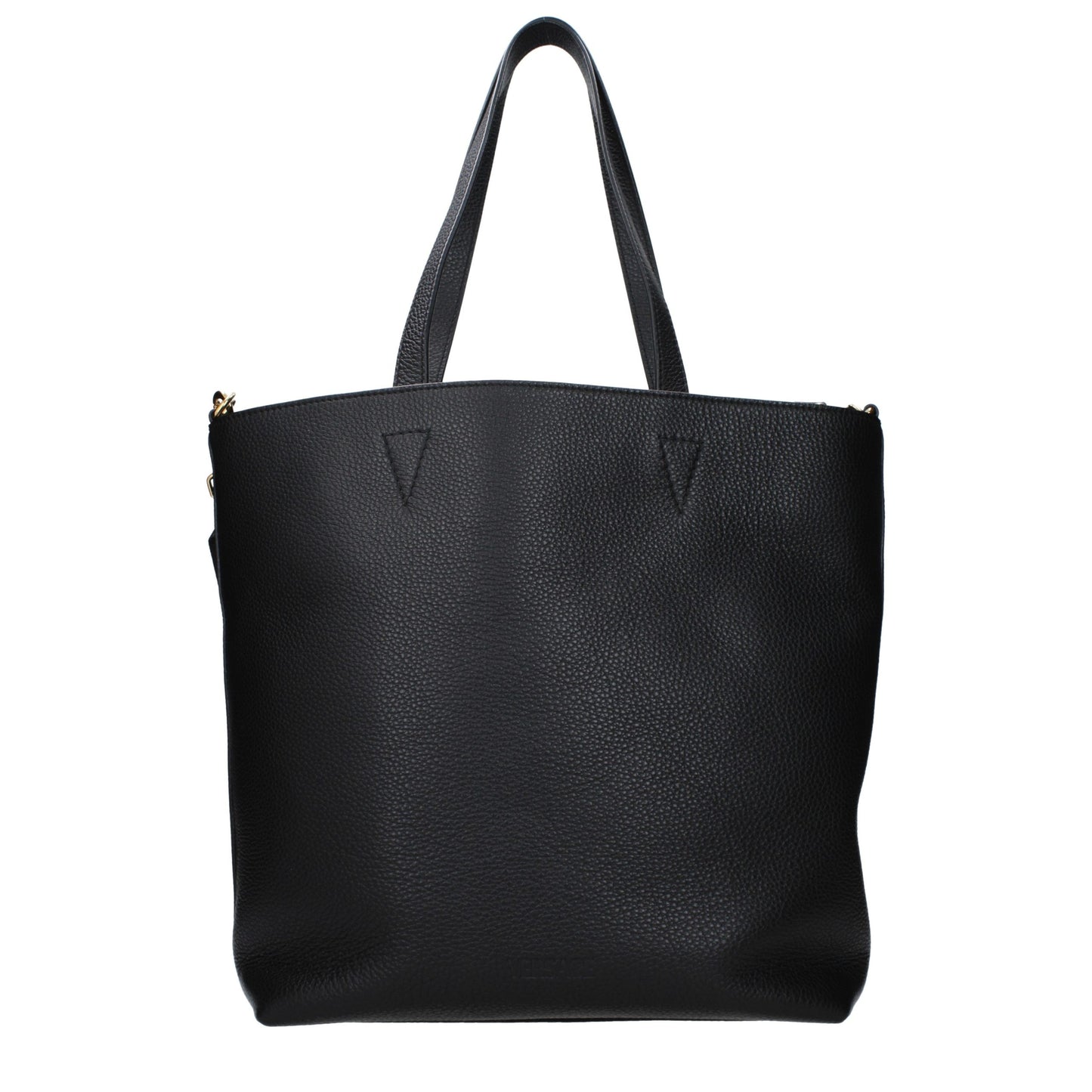 Versace Black Leather Shoulder Bag
