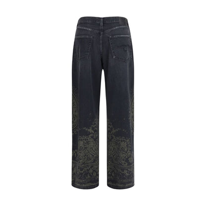 R13 Black Cotton Jeans Denim