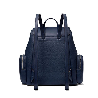Michael Kors Blue Fur Backpack