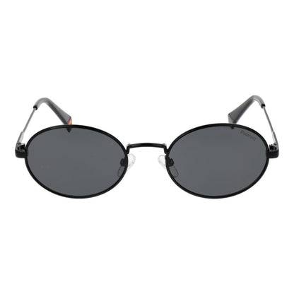 Polaroid Black Metal Sunglasses