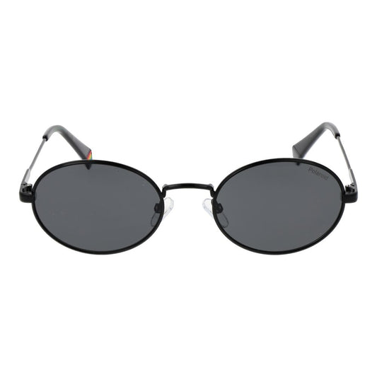 Polaroid Black Metal Sunglasses