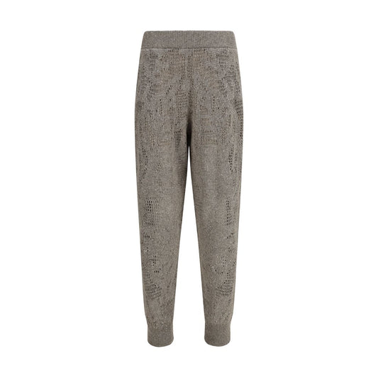 Brunello Cucinelli Brown Linen Casual Pants