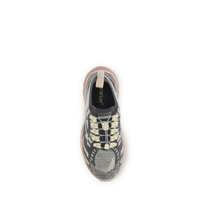 Off-White Multicolor Polyethylene Athletic Sneakers