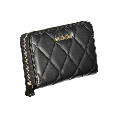 Mario Valentino Black Polyurethane Women Wallet