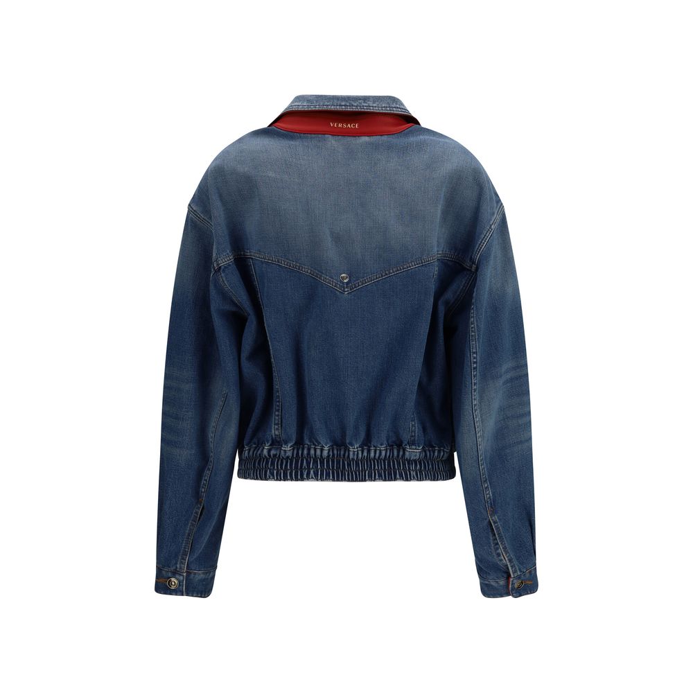 Versace Blue Cotton Clothing