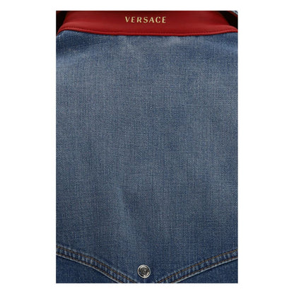 Versace Blue Cotton Clothing