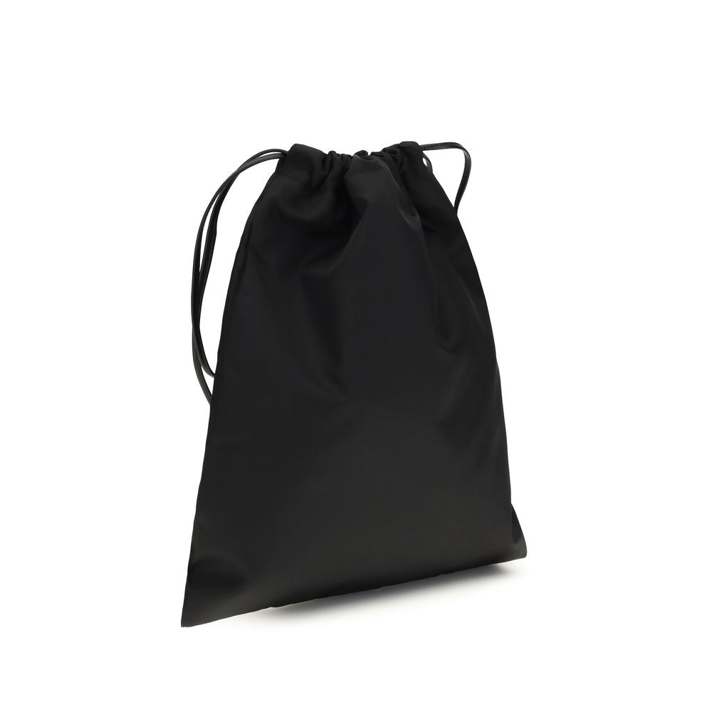 Prada Black Recycled Polyamide Clutch Bag