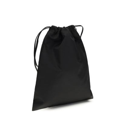 Prada Black Recycled Polyamide Clutch Bag