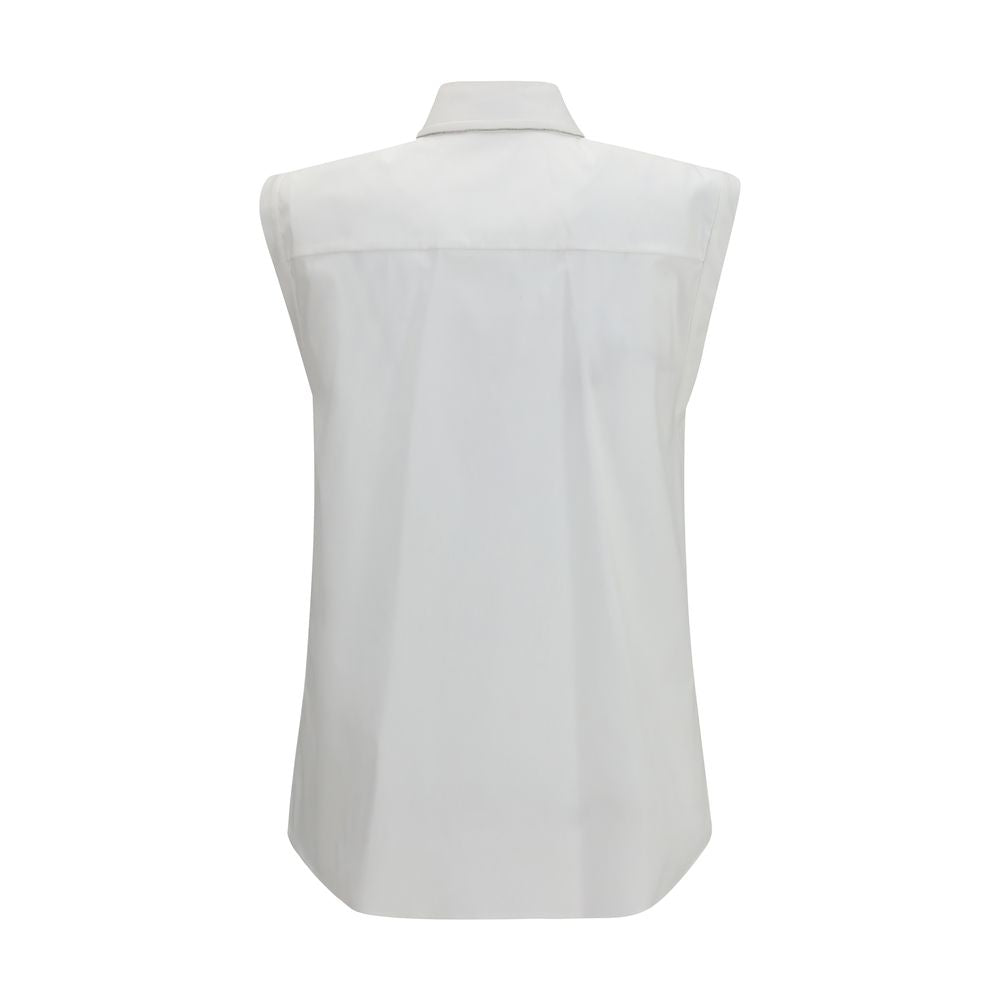 Brunello Cucinelli White Cotton Shirt