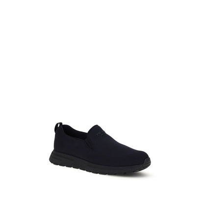 Prada Blue Fabric Sneakers