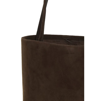 The Row Brown Calf Leather Bos Taurus Shoulder Bag