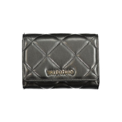 Valentino Black Polyurethane Womens Wallet