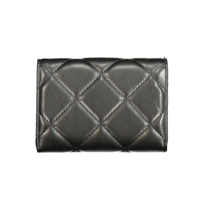 Valentino Black Polyurethane Womens Wallet