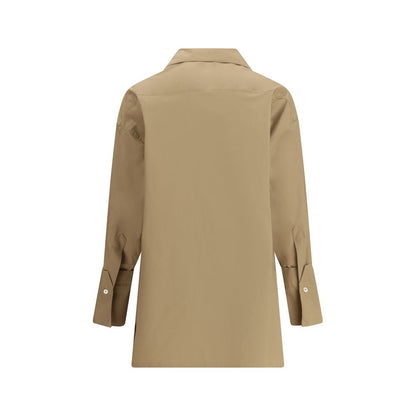 Darkpark Brown Cotton Shirt
