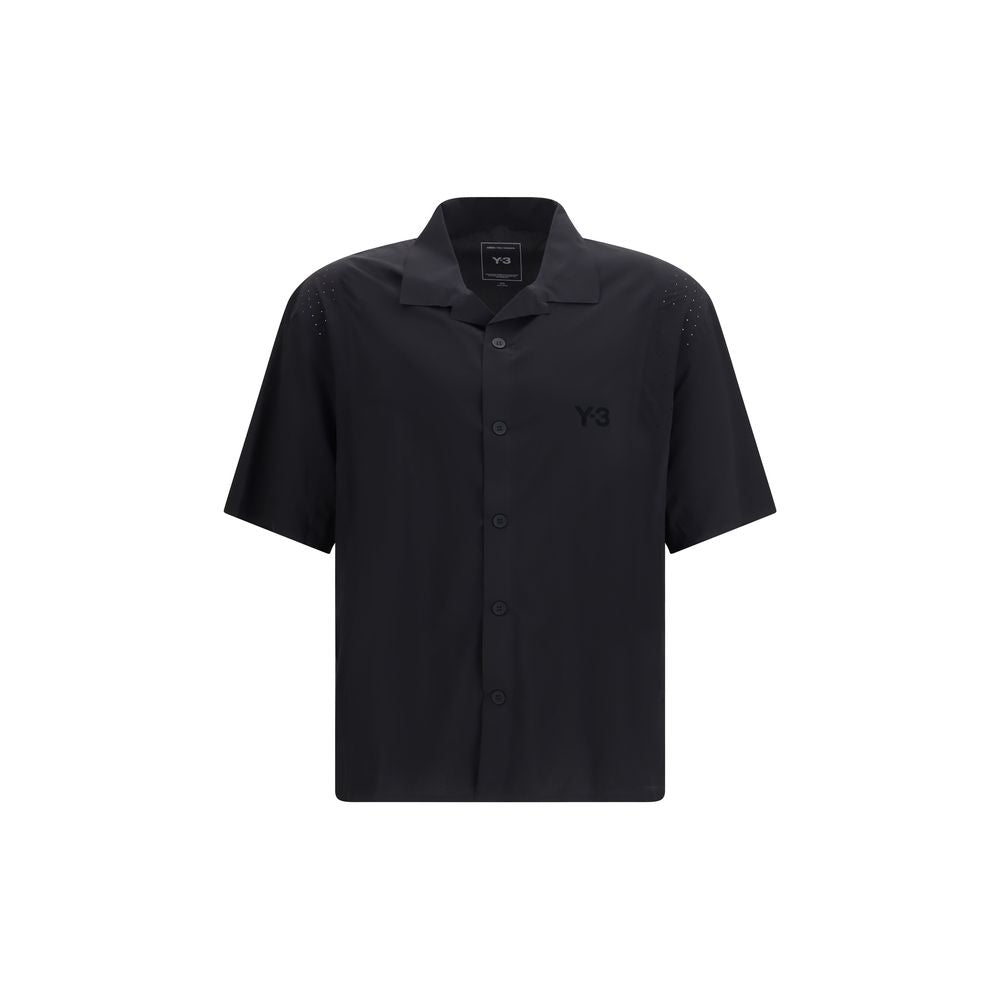 Y-3 Black Polyester Shortsleeve Shirt