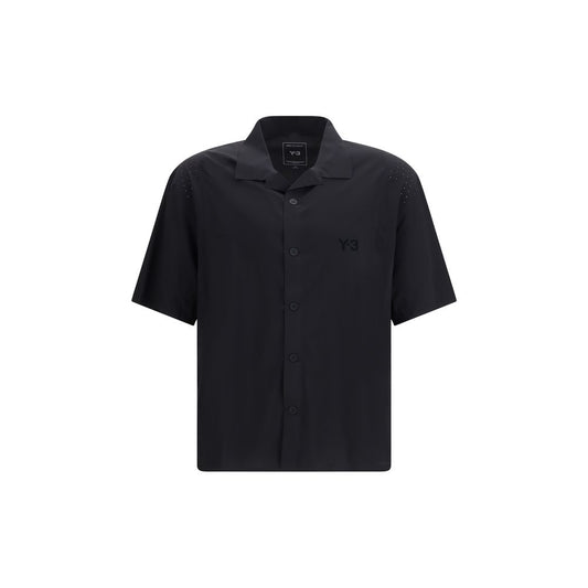 Y-3 Black Polyester Shortsleeve Shirt