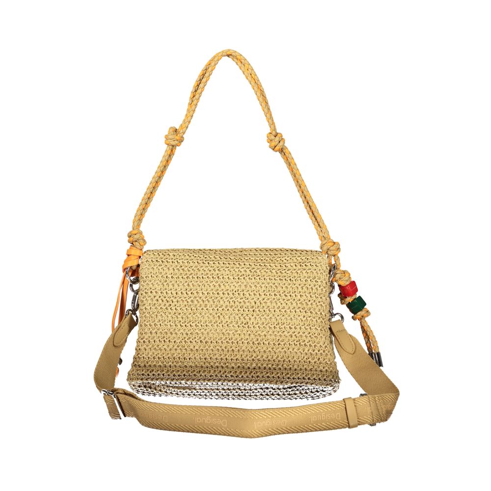 Desigual Beige Paper Women's Bag
