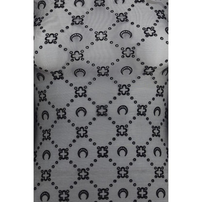 Marine Serre Black Polyamide Pattern Shirt
