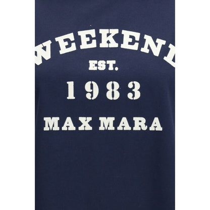 Max Mara Blue Cotton T-Shirt