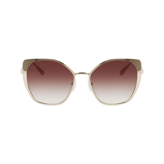 Longchamp Gold Metal Sunglasses