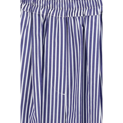 Max Mara Blue Cotton Pants