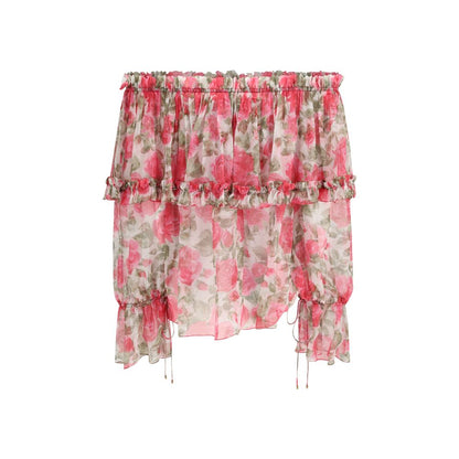 Chloé Multicolor Silk Pattern Shirt