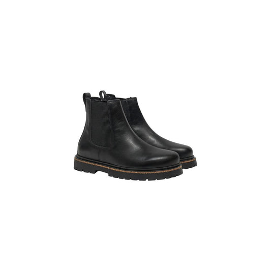 Birkenstock Black Leather Ankle Boots