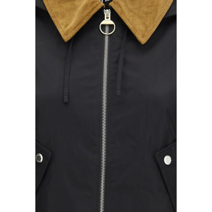 Barbour Black Polyester Shell Jacket