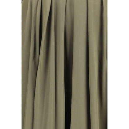 SA SU PHI Bicolor Polyester Long Dress
