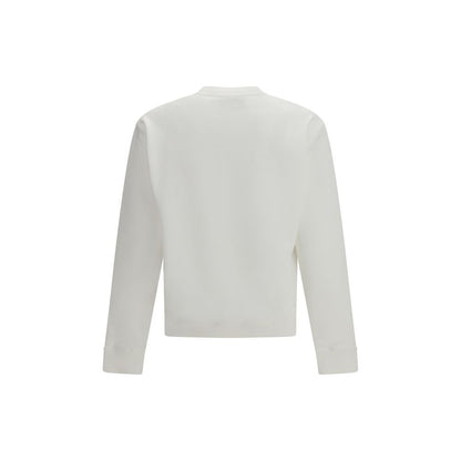 Ami Paris White Cotton Sweatshirt