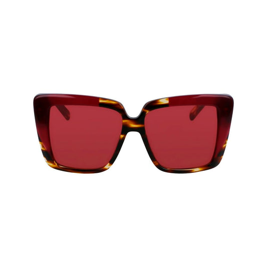 Ferragamo Brown Acetate Sunglasses