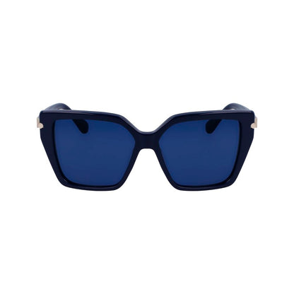 Ferragamo Blue Acetate Sunglasses