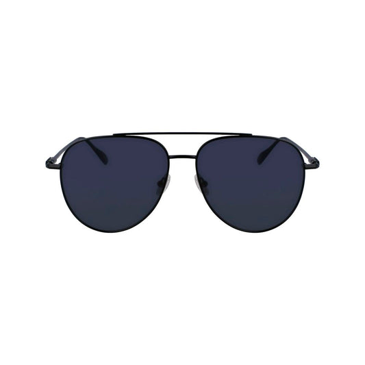 Ferragamo Black Metal Sunglasses