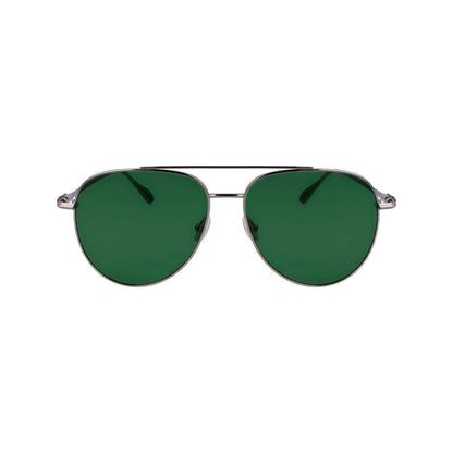 Ferragamo Gray Metal Sunglasses