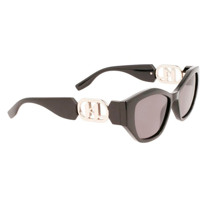 Karl Lagerfeld Black Injected Sunglasses