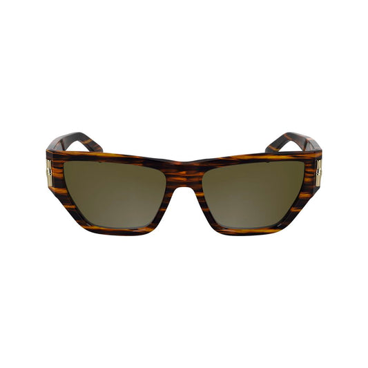 Longchamp Brown Acetate Sunglasses