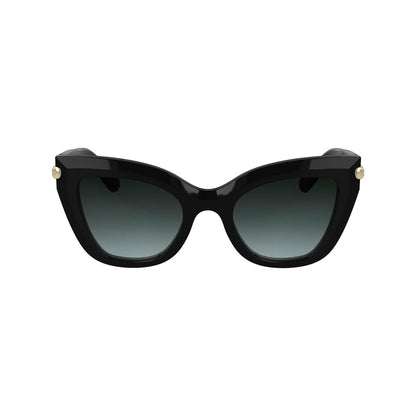 Longchamp Black Acetate Sunglasses