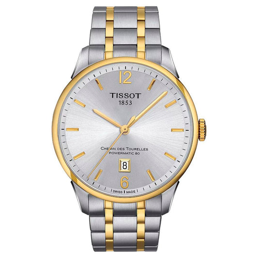 Tissot Gray Stainless Steel Dress Watch