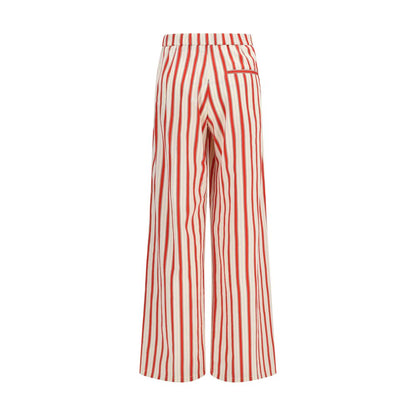 Forte_Forte Multicolor Cotton Casual Pants