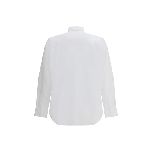 Comme Des Garçons Play White Cotton Dress Shirt