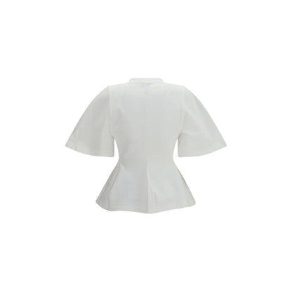 Balenciaga White Cotton T-Shirt