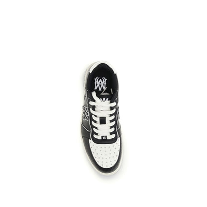 Amiri Black Calf Leather Bos Taurus Low Top Sneakers